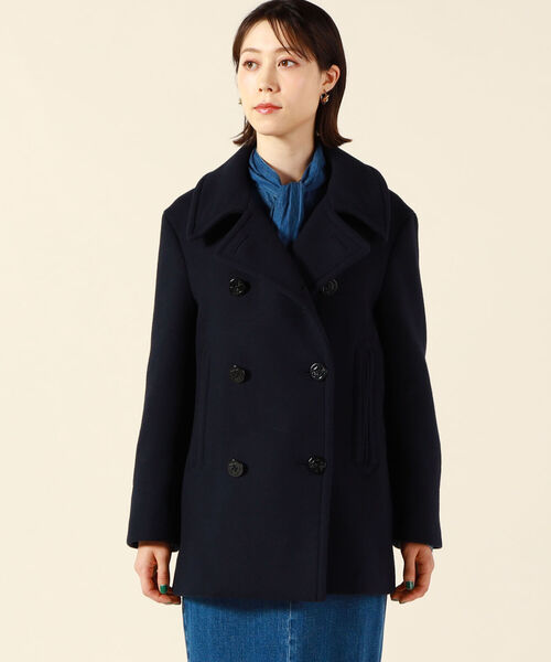 NOLLEY’S（ノーリーズ）の「ラムメルトン NMPピーコート（ピーコート・レディース・ネイビー・38）」の4枚目の写真