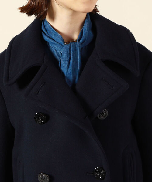 NOLLEY’S（ノーリーズ）の「ラムメルトン NMPピーコート（ピーコート・レディース・ネイビー・38）」の9枚目の写真