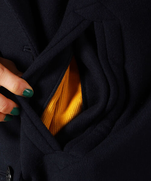 NOLLEY’S（ノーリーズ）の「ラムメルトン NMPピーコート（ピーコート・レディース・ネイビー・38）」の5枚目の写真