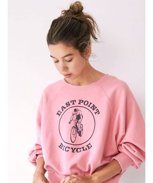 Ungrid（アングリッド）の「ヴィンテージショートスウェット（スウェット・レディース・イエロー/ピンク/オフホワイト・FREE）」の9枚目の写真