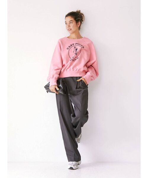 Ungrid（アングリッド）の「ヴィンテージショートスウェット（スウェット・レディース・イエロー/ピンク/オフホワイト・FREE）」の10枚目の写真