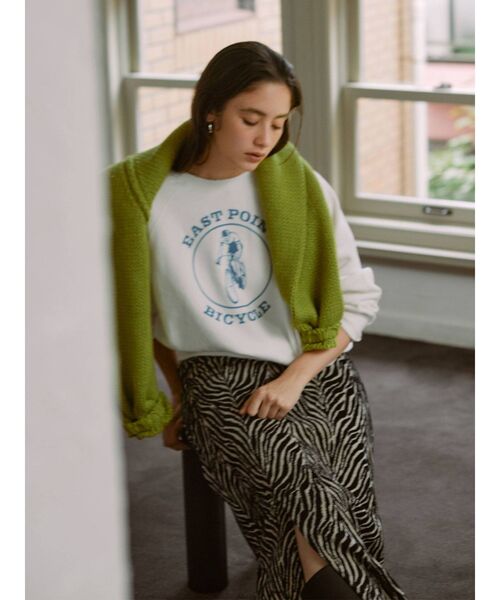 Ungrid（アングリッド）の「ヴィンテージショートスウェット（スウェット・レディース・イエロー/ピンク/オフホワイト・FREE）」の14枚目の写真