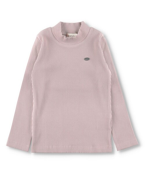 BRANSHES（ブランシェス）の「ハイネック長袖Tシャツ ロンT（Tシャツ/カットソー・キッズ・サックスブルー/アイボリー/ブラック/ピンク/その他/ブラウン・140/120/160/90/130/110/150/100）」の5枚目の写真