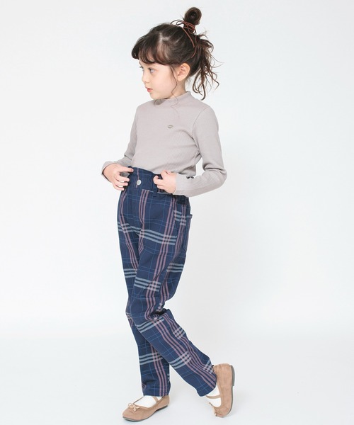 BRANSHES（ブランシェス）の「ハイネック長袖Tシャツ ロンT（Tシャツ/カットソー・キッズ・サックスブルー/アイボリー/ブラック/ピンク/その他/ブラウン・140/120/160/90/130/110/150/100）」の9枚目の写真