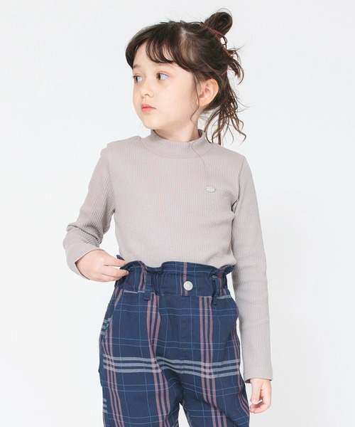 BRANSHES（ブランシェス）の「ハイネック長袖Tシャツ ロンT（Tシャツ/カットソー・キッズ・サックスブルー/アイボリー/ブラック/ピンク/その他/ブラウン・140/120/160/90/130/110/150/100）」の12枚目の写真