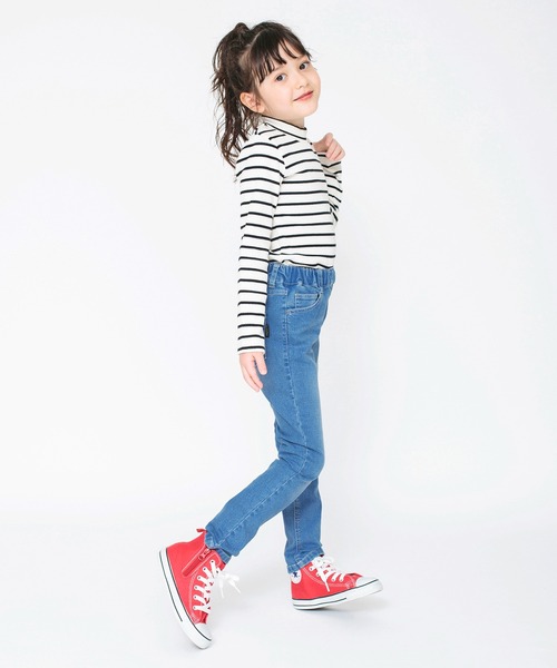 BRANSHES（ブランシェス）の「ハイネック長袖Tシャツ ロンT（Tシャツ/カットソー・キッズ・サックスブルー/アイボリー/ブラック/ピンク/その他/ブラウン・140/120/160/90/130/110/150/100）」の16枚目の写真