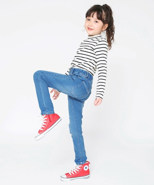 BRANSHES（ブランシェス）の「ハイネック長袖Tシャツ ロンT（Tシャツ/カットソー・キッズ・サックスブルー/アイボリー/ブラック/ピンク/その他/ブラウン・140/120/160/90/130/110/150/100）」の15枚目の写真