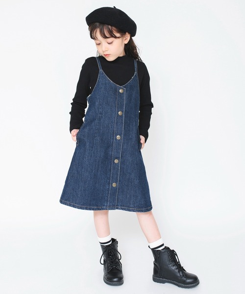 BRANSHES（ブランシェス）の「ハイネック長袖Tシャツ ロンT（Tシャツ/カットソー・キッズ・サックスブルー/アイボリー/ブラック/ピンク/その他/ブラウン・140/120/160/90/130/110/150/100）」の8枚目の写真