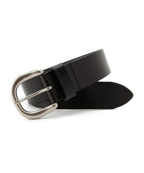 BEAMS（ビームス）の「BEAMS / 40mmオイルレザーベルト（ベルト・メンズ・ブラック/ダークブラウン・MEDIUM/LARGE）」の4枚目の写真