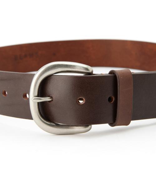 BEAMS（ビームス）の「BEAMS / 40mmオイルレザーベルト（ベルト・メンズ・ブラック/ダークブラウン・MEDIUM/LARGE）」の9枚目の写真