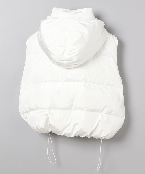 JEANASIS（ジーナシス）の「【YOGA】ボリュームパファーベスト/167940（ダウンベスト・レディース・ホワイト/ブラック・FREE）」の3枚目の写真