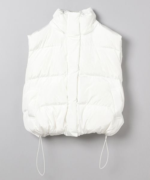 JEANASIS（ジーナシス）の「【YOGA】ボリュームパファーベスト/167940（ダウンベスト・レディース・ホワイト/ブラック・FREE）」の13枚目の写真