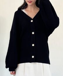 MAJESTIC LEGON | Berryカラーミディカーディガン(ニット/セーター)