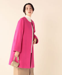 NOLLEY’S Sophi | KIWI LAMBノーカラーコート(その他アウター)