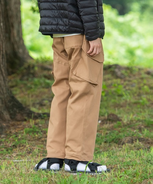 OUTDOOR PRODUCTS(アウトドアプロダクツ)の「【OUTDOOR PRODUCTS/アウトドアプロダクツ】10倍ストレッチ 裾ドローコード ワイドカーゴパンツ(カーゴパンツ・メンズ・ベージュ/カーキ/ブラック・SMALL/MEDIUM/LARGE/X-LARGE)」の14枚目の写真