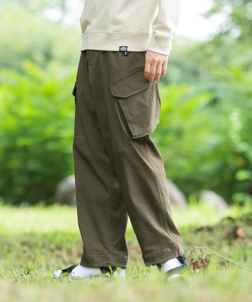 OUTDOOR PRODUCTS(アウトドアプロダクツ)の「【OUTDOOR PRODUCTS/アウトドアプロダクツ】10倍ストレッチ 裾ドローコード ワイドカーゴパンツ(カーゴパンツ・メンズ・ベージュ/カーキ/ブラック・SMALL/MEDIUM/LARGE/X-LARGE)」の11枚目の写真