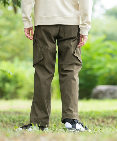 OUTDOOR PRODUCTS(アウトドアプロダクツ)の「【OUTDOOR PRODUCTS/アウトドアプロダクツ】10倍ストレッチ 裾ドローコード ワイドカーゴパンツ(カーゴパンツ・メンズ・ベージュ/カーキ/ブラック・SMALL/MEDIUM/LARGE/X-LARGE)」の19枚目の写真