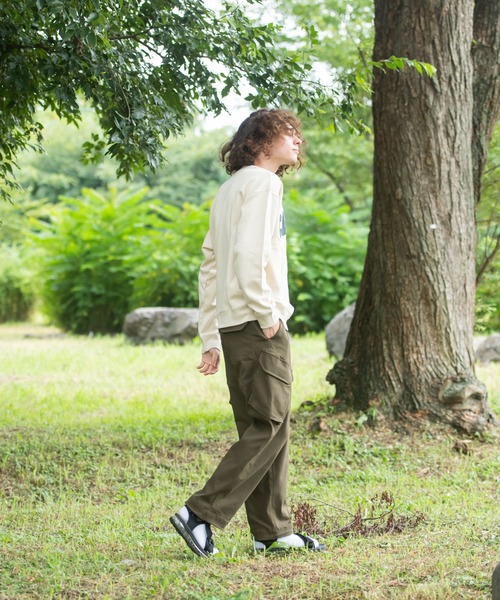 OUTDOOR PRODUCTS(アウトドアプロダクツ)の「【OUTDOOR PRODUCTS/アウトドアプロダクツ】10倍ストレッチ 裾ドローコード ワイドカーゴパンツ(カーゴパンツ・メンズ・ベージュ/カーキ/ブラック・SMALL/MEDIUM/LARGE/X-LARGE)」の7枚目の写真