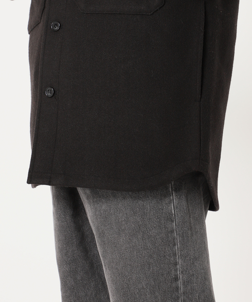 417 EDIFICE（フォーワンセブンエディフィス）の「ウールライク CPO ジャケット（ミリタリージャケット・メンズ・ブラック/ベージュ/カーキ/ピンク/チョコ・SMALL/MEDIUM/LARGE）」の21枚目の写真