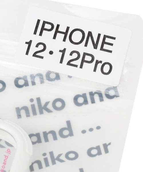 niko and...（ニコアンド）の「オリジナルニコロゴiPhoneケース (12/12Pro)（スマホケース/カバー・レディース・ホワイト/グレー/グリーン/アイボリー・0）」の11枚目の写真