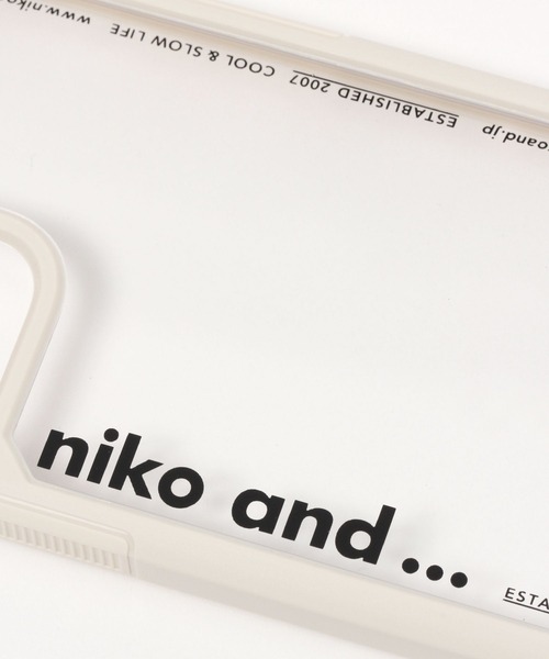 niko and...（ニコアンド）の「オリジナルニコロゴiPhoneケース (12/12Pro)（スマホケース/カバー・レディース・ホワイト/グレー/グリーン/アイボリー・0）」の14枚目の写真