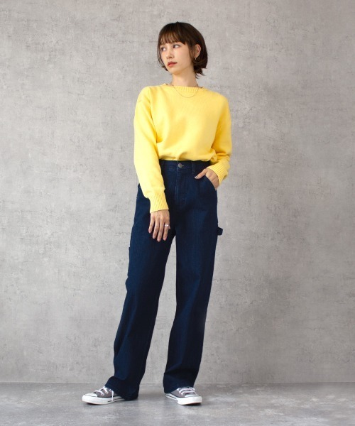 SELECT LEVERY(セレクトリベリー)の「ペインターパンツ(チノパンツ・レディース・ホワイト/ブラック/ワンウォッシュ/カーキ・MEDIUM/LARGE/X-LARGE/SMALL)」の8枚目の写真