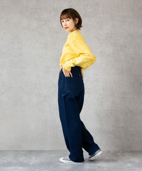 SELECT LEVERY(セレクトリベリー)の「ペインターパンツ(チノパンツ・レディース・ホワイト/ブラック/ワンウォッシュ/カーキ・MEDIUM/LARGE/X-LARGE/SMALL)」の9枚目の写真