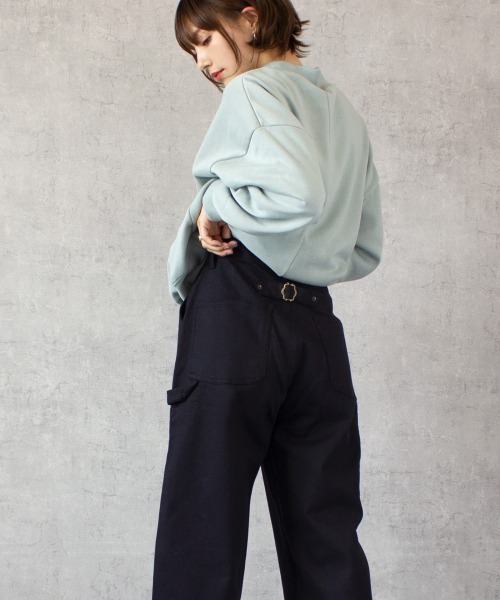 SELECT LEVERY(セレクトリベリー)の「ペインターパンツ(チノパンツ・レディース・ホワイト/ブラック/ワンウォッシュ/カーキ・MEDIUM/LARGE/X-LARGE/SMALL)」の10枚目の写真