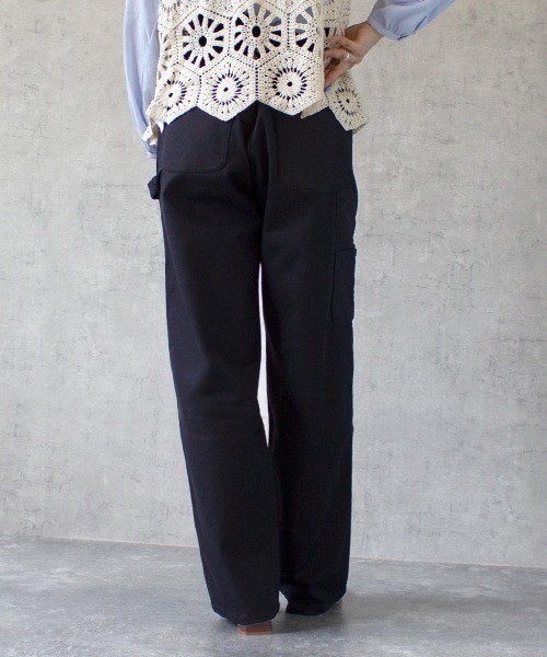 SELECT LEVERY(セレクトリベリー)の「ペインターパンツ(チノパンツ・レディース・ホワイト/ブラック/ワンウォッシュ/カーキ・MEDIUM/LARGE/X-LARGE/SMALL)」の14枚目の写真