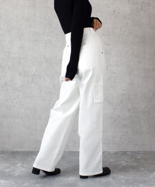 SELECT LEVERY(セレクトリベリー)の「ペインターパンツ(チノパンツ・レディース・ホワイト/ブラック/ワンウォッシュ/カーキ・MEDIUM/LARGE/X-LARGE/SMALL)」の17枚目の写真