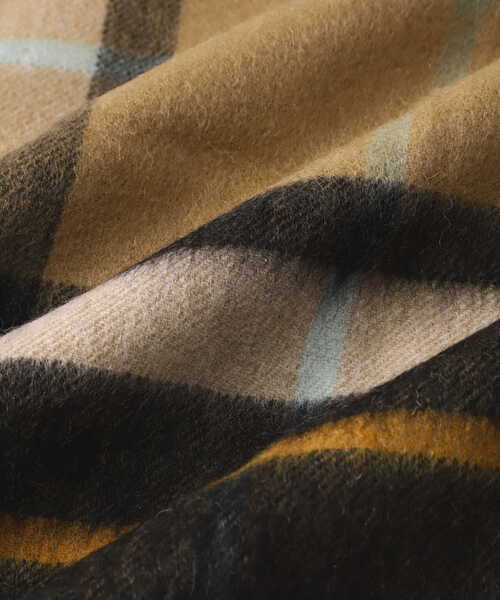 NATURAL BEAUTY BASIC（ナチュラルビューティーベーシック）の「ＴＷＥＥＤＭＩＬＬチェックストール（ストール/ショール・レディース・ラベンダー/ブルー/ベージュ・FREE）」の9枚目の写真