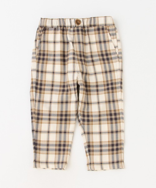 petit main（プティマイン）の「【リンク】チェックテーパードパンツ（その他パンツ・キッズ・ブラック/アイボリー・100cm/90cm/80ｃｍ/120cm/110cm/130cm）」の13枚目の写真