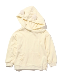 ◆【100-130cm】耳つきフードスウェット