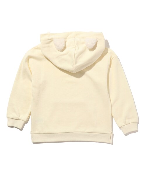 SHOO・LA・RUE（シューラルー）の「◆【100-130cm】耳つきフードスウェット（スウェット・キッズ・アイボリー/ブラック・13/11/12/10）」の8枚目の写真