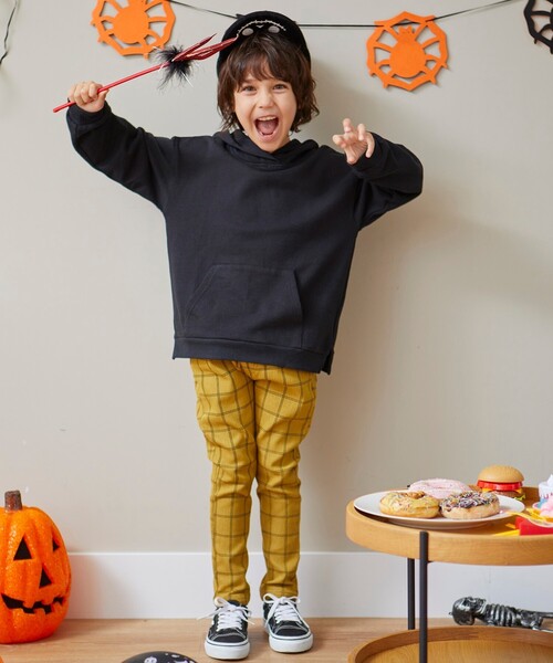 SHOO・LA・RUE（シューラルー）の「◆【100-130cm】耳つきフードスウェット（スウェット・キッズ・アイボリー/ブラック・13/11/12/10）」の15枚目の写真