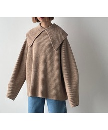 cape collar knit tops（ケープカラーニットトップス）
