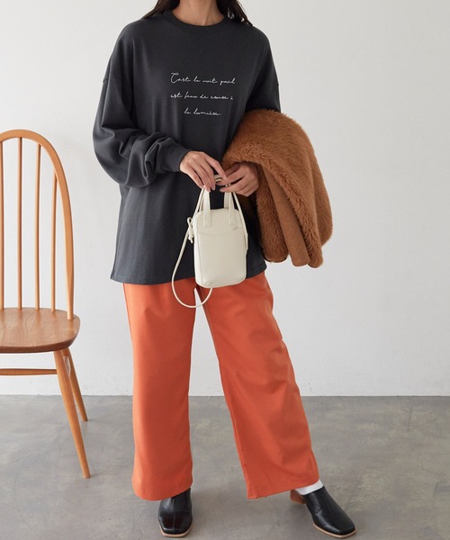 Chaco closet（チャコ クローゼット）の「ミニボストンお財布ショルダーバッグ（ショルダーバッグ・レディース・グリーン/レッド/ブラウン/ブラック/アイボリー/ブルー・FREE）」の13枚目の写真