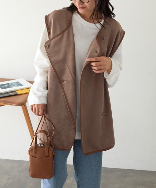 Chaco closet（チャコ クローゼット）の「ミニボストンお財布ショルダーバッグ（ショルダーバッグ・レディース・グリーン/レッド/ブラウン/ブラック/アイボリー/ブルー・FREE）」の15枚目の写真