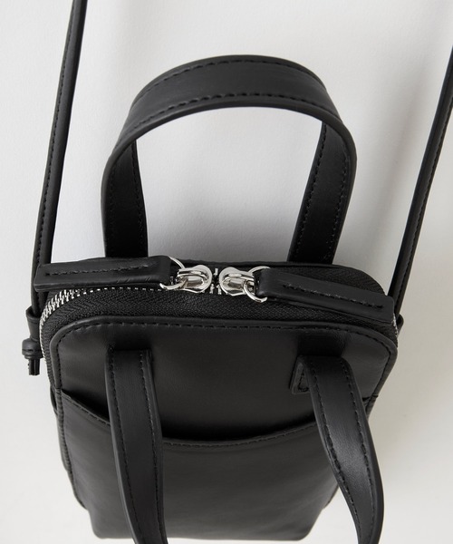 Chaco closet（チャコ クローゼット）の「ミニボストンお財布ショルダーバッグ（ショルダーバッグ・レディース・グリーン/レッド/ブラウン/ブラック/アイボリー/ブルー・FREE）」の12枚目の写真