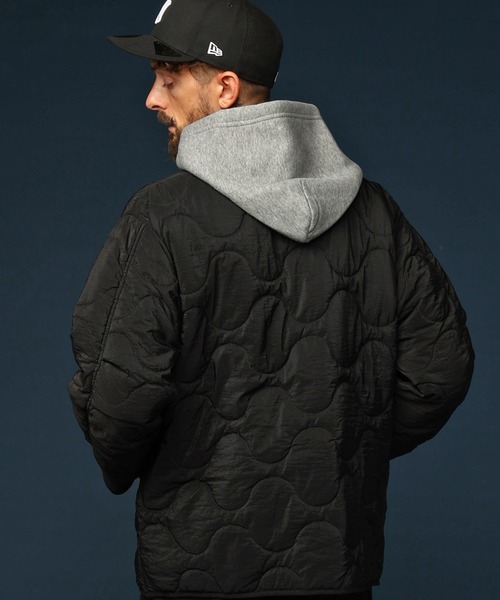 JACKROSE(ジャックローズ)の「JE ONION QUILT LINER COAT(ブルゾン・メンズ・ブラック/カーキ・M/L)」の5枚目の写真
