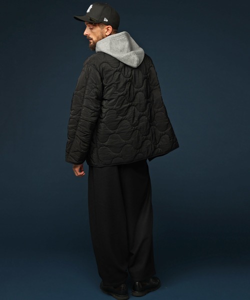 JACKROSE(ジャックローズ)の「JE ONION QUILT LINER COAT(ブルゾン・メンズ・ブラック/カーキ・M/L)」の10枚目の写真