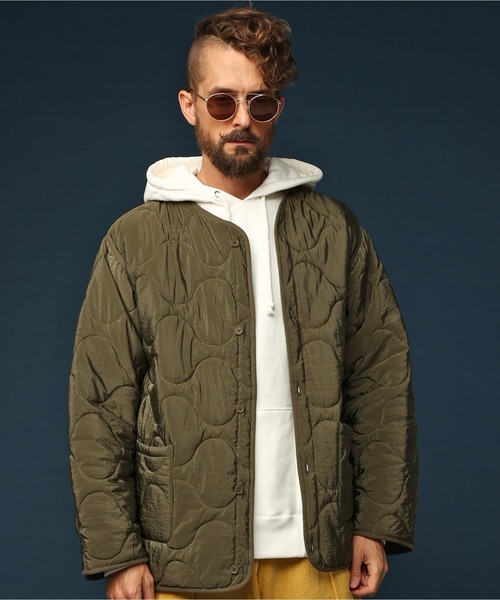 JACKROSE(ジャックローズ)の「JE ONION QUILT LINER COAT(ブルゾン・メンズ・ブラック/カーキ・M/L)」の12枚目の写真