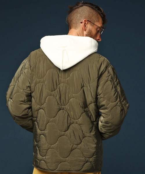 JACKROSE(ジャックローズ)の「JE ONION QUILT LINER COAT(ブルゾン・メンズ・ブラック/カーキ・M/L)」の14枚目の写真