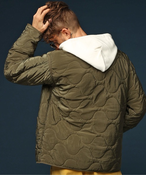 JACKROSE(ジャックローズ)の「JE ONION QUILT LINER COAT(ブルゾン・メンズ・ブラック/カーキ・M/L)」の15枚目の写真