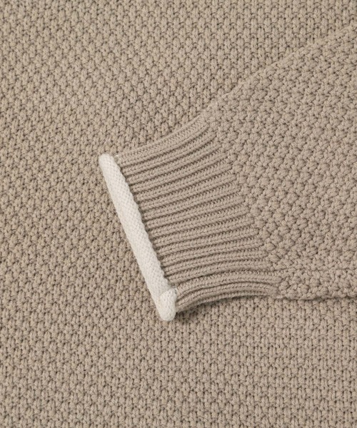 GLOBAL WORK（グローバルワーク）の「カノコロールネックニットプルオーバー/295864（ニット/セーター・レディース・ベージュ/オフホワイト/ブラック/オレンジ/サックスブルー・LARGE/MEDIUM）」の15枚目の写真