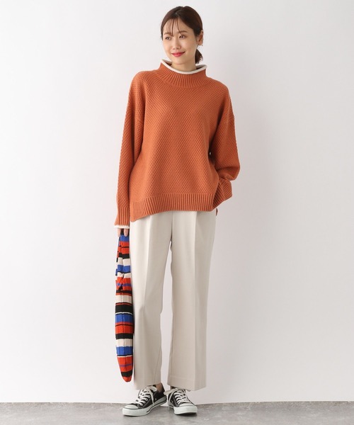 GLOBAL WORK（グローバルワーク）の「カノコロールネックニット