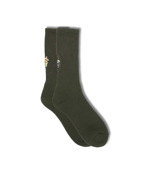 HIGHTIDE(ハイタイド)の「decka Quality socks デカ クォリティソックス Pile Socks Embroidery パイルソックス エンブロイダリー(ソックス/靴下・メンズ・その他1/その他2/その他3/その他5/その他8/その他6/その他4/その他7・FREE)」の5枚目の写真