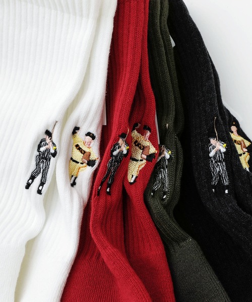 HIGHTIDE(ハイタイド)の「decka Quality socks デカ クォリティソックス Pile Socks Embroidery パイルソックス エンブロイダリー(ソックス/靴下・メンズ・その他1/その他2/その他3/その他5/その他8/その他6/その他4/その他7・FREE)」の16枚目の写真