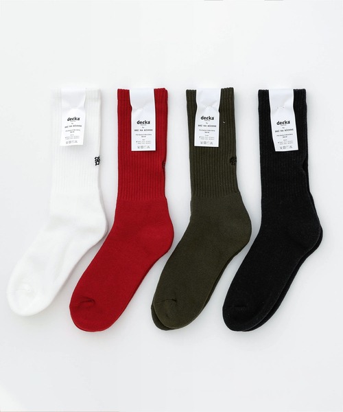 HIGHTIDE(ハイタイド)の「decka Quality socks デカ クォリティソックス Pile Socks Embroidery パイルソックス エンブロイダリー(ソックス/靴下・メンズ・その他1/その他2/その他3/その他5/その他8/その他6/その他4/その他7・FREE)」の17枚目の写真