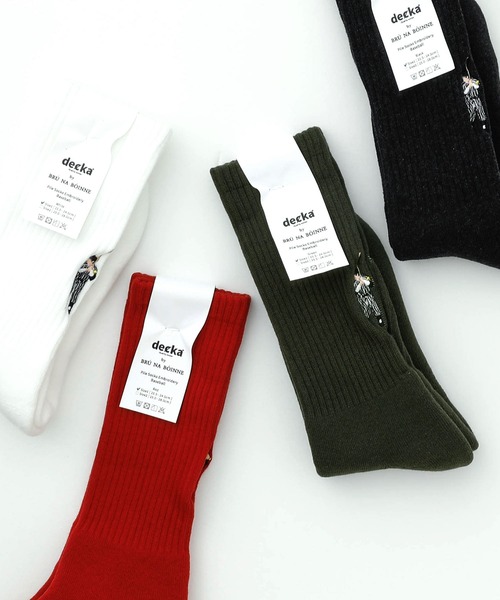 HIGHTIDE(ハイタイド)の「decka Quality socks デカ クォリティソックス Pile Socks Embroidery パイルソックス エンブロイダリー(ソックス/靴下・メンズ・その他1/その他2/その他3/その他5/その他8/その他6/その他4/その他7・FREE)」の18枚目の写真